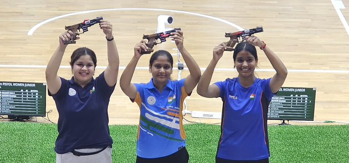 India Leads in Asian Shooting Championship with 29 Golds and Over 50 Medals