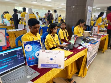 Students from Across India Showcase Innovations at National Space Day in Chennai