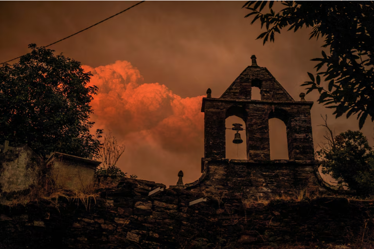 Wildfires Ravage Southern Europe, Death Toll Rises to 6 in Spain & Portugal