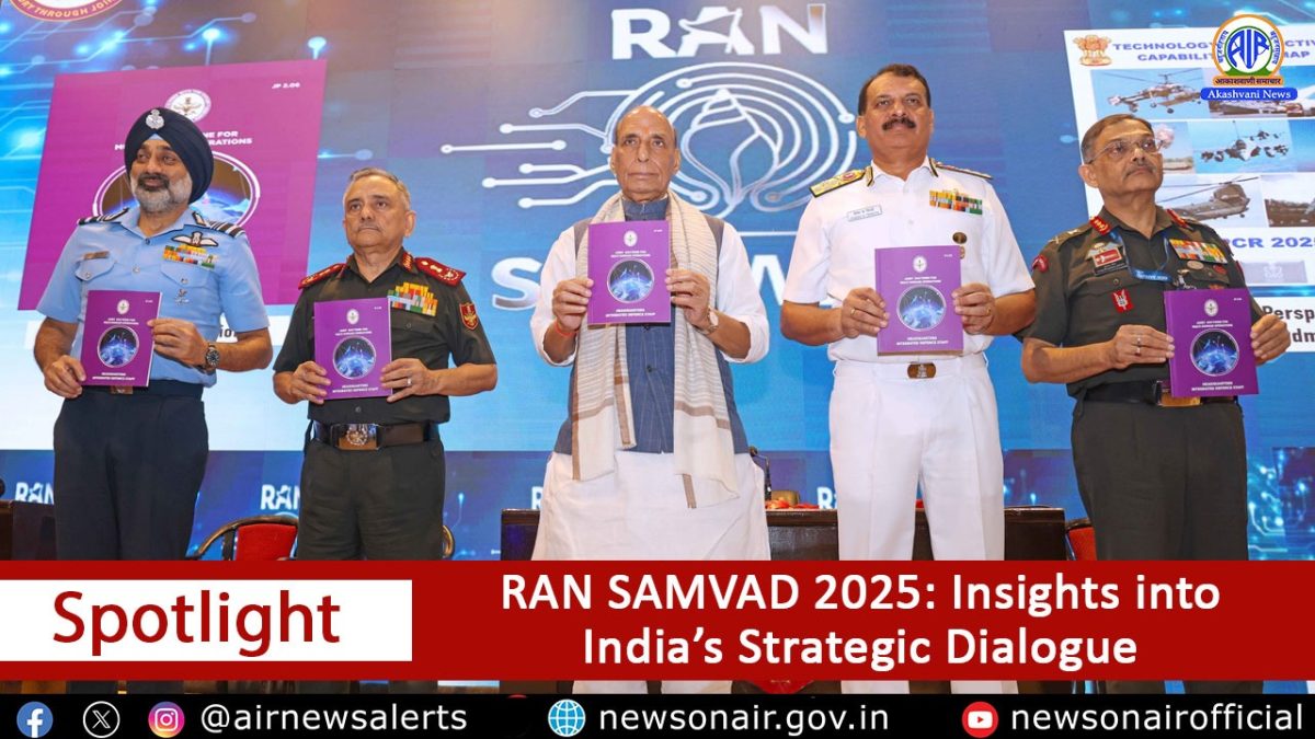 Spotlight : RAN SAMVAD 2025: Insights into India’s Strategic Dialogue