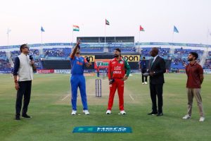 এশিয়া কাপ টি-টোয়েন্টি ক্রিকেটের গ্রুপ এ- এর শেষ ম্যাচে ভারত, ওমানকে ২১ রানে পরাজিত করেছে।