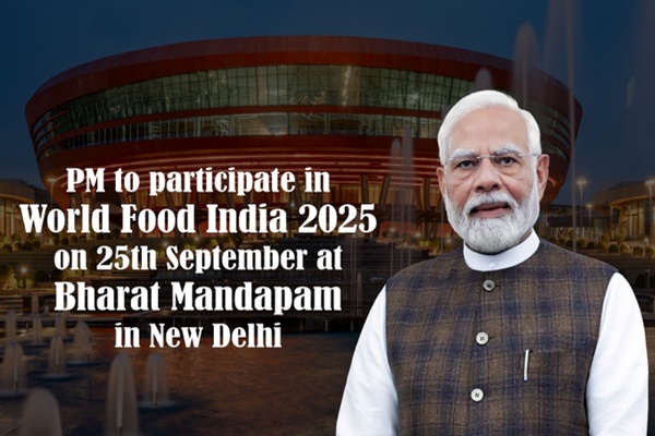 প্রধানমন্ত্রী নরেন্দ্র মোদী আজ সন্ধ্যায় নতুন দিল্লির ভারতমন্ডপমে ওয়ার্ল্ড ফুড ইন্ডিয়া-২০২৫-এর উদ্বোধন করবেন।