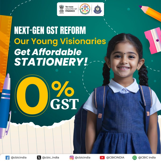 New GST Reforms to Ease Burden on Citizens, Effective from Sept 22