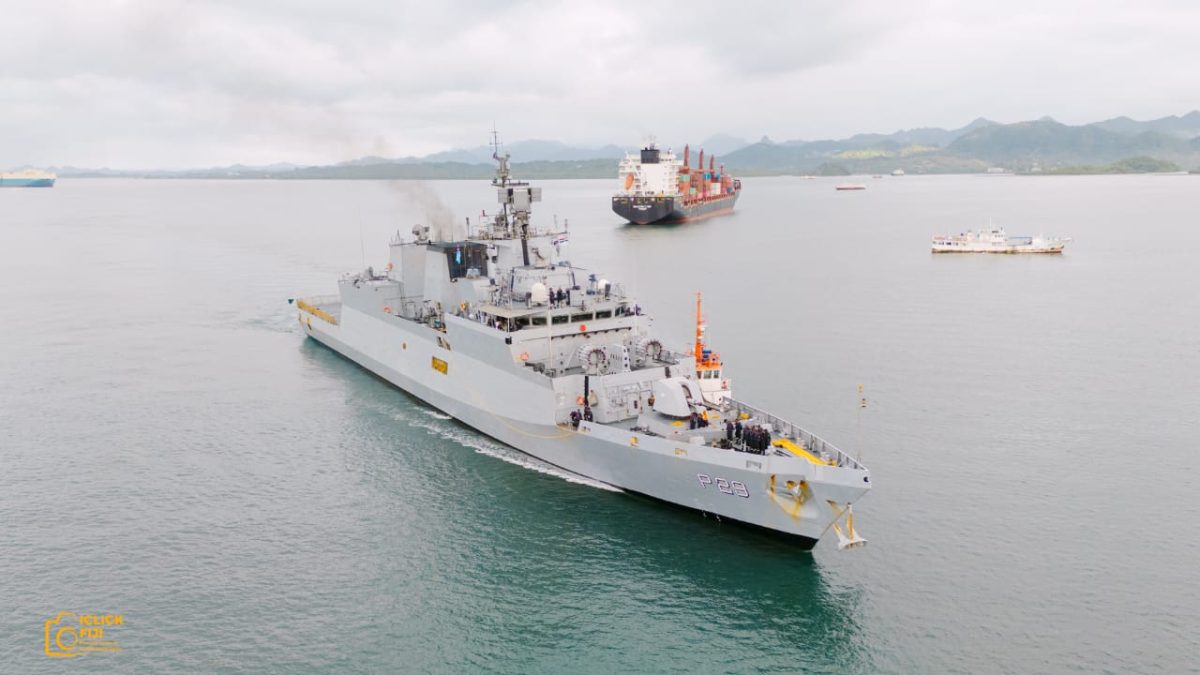 INS Kadmatt in Fiji for Joint exercises and outreach activities
