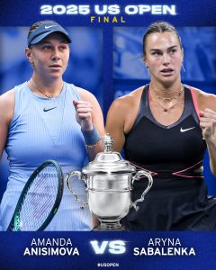US Open: Defending Champion Aryna Sabalenka to take on Amanda Anisimova in Women’s Singles final today