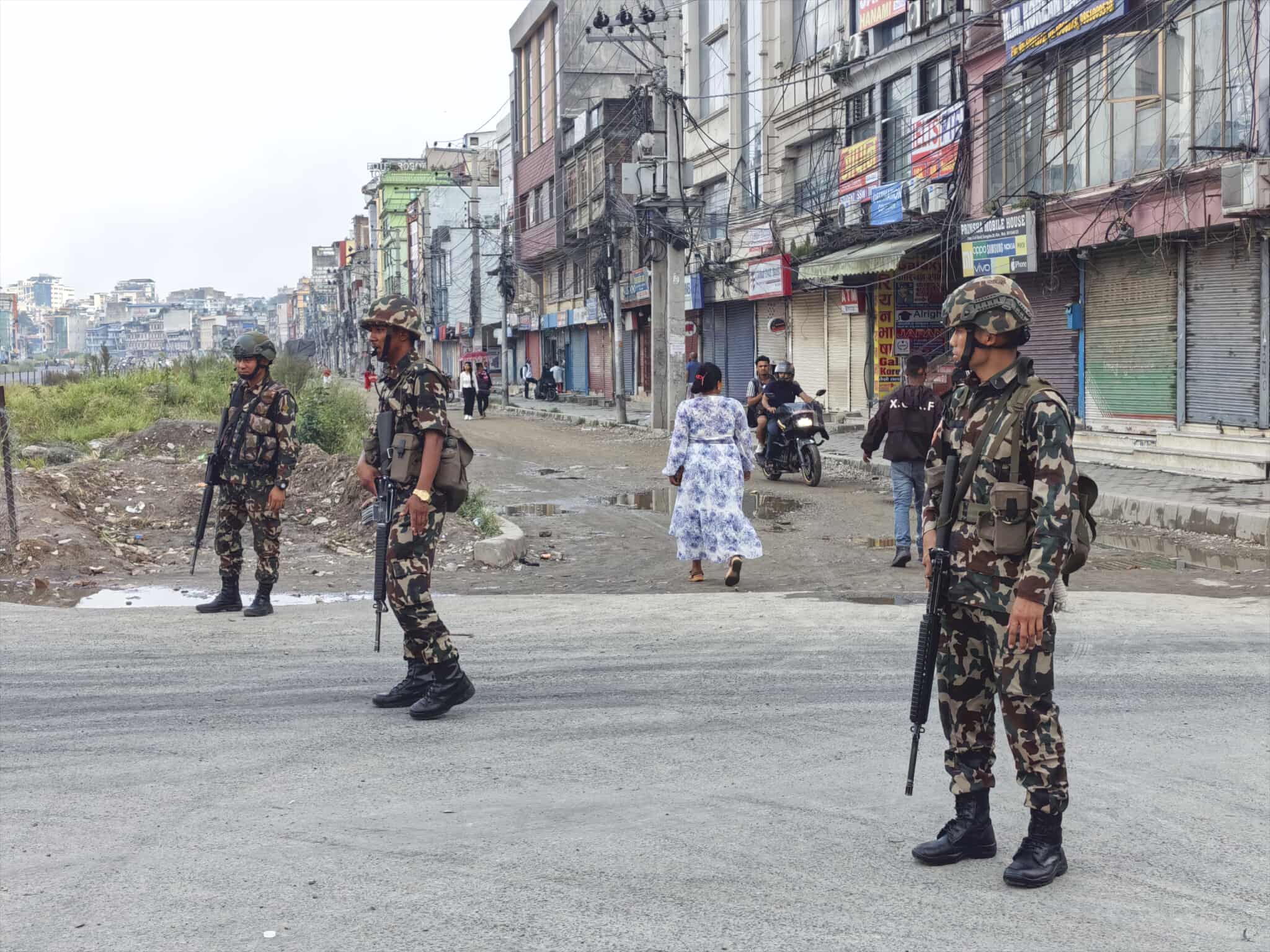 Nepali Army Takes Control of Kathmandu Valley