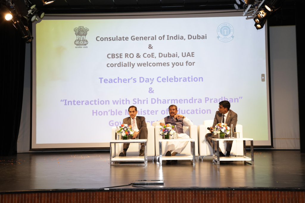 Dharmendra Pradhan launches Atal Tinkering Labs in UAE CBSE schools on Teachers’ Day