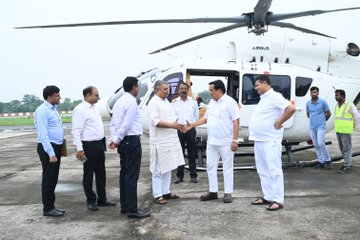 केंद्रीय जल शक्ति मंत्री सीआर पाटिल ने कोसी-मेची लिंक परियोजना का हवाई सर्वेक्षण किया