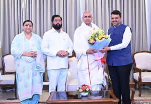 महाराष्ट्राचे नवे राज्यपाल म्हणून आचार्य देवव्रत यांचा शपथविधी