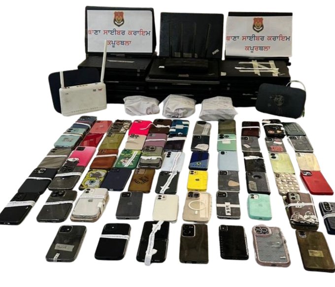 Major Cyber Scam Targeting US, Canada Uncovered in Kapurthala