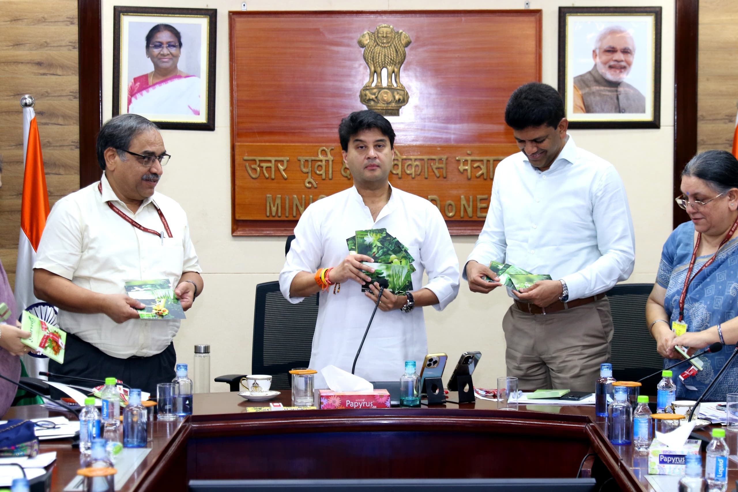 Postcards reflect india’s rich traditional knowledge and heritage: Jyotiraditya Scindia