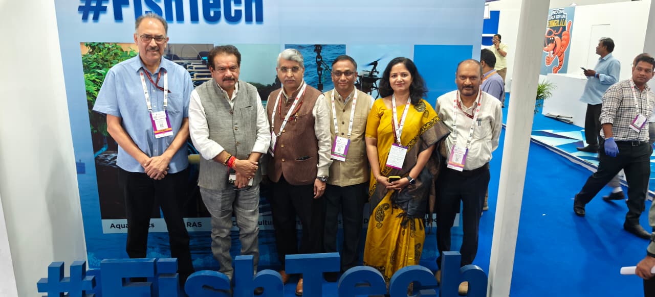 मत्स्य पालन, पशुपालन और डेयरी राज्य मंत्री प्रोफेसर एसपी सिंह बघेल ने नई दिल्ली में वर्ल्ड फूड इंडिया-2025 में फिश टेक पैवेलियन का उद्घाटन किया