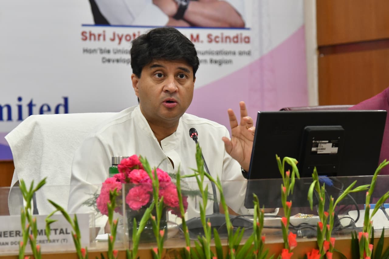 Union Minister Jyotiraditya Scindia Announces Nationwide Deployment of BSNL 4G Stack
