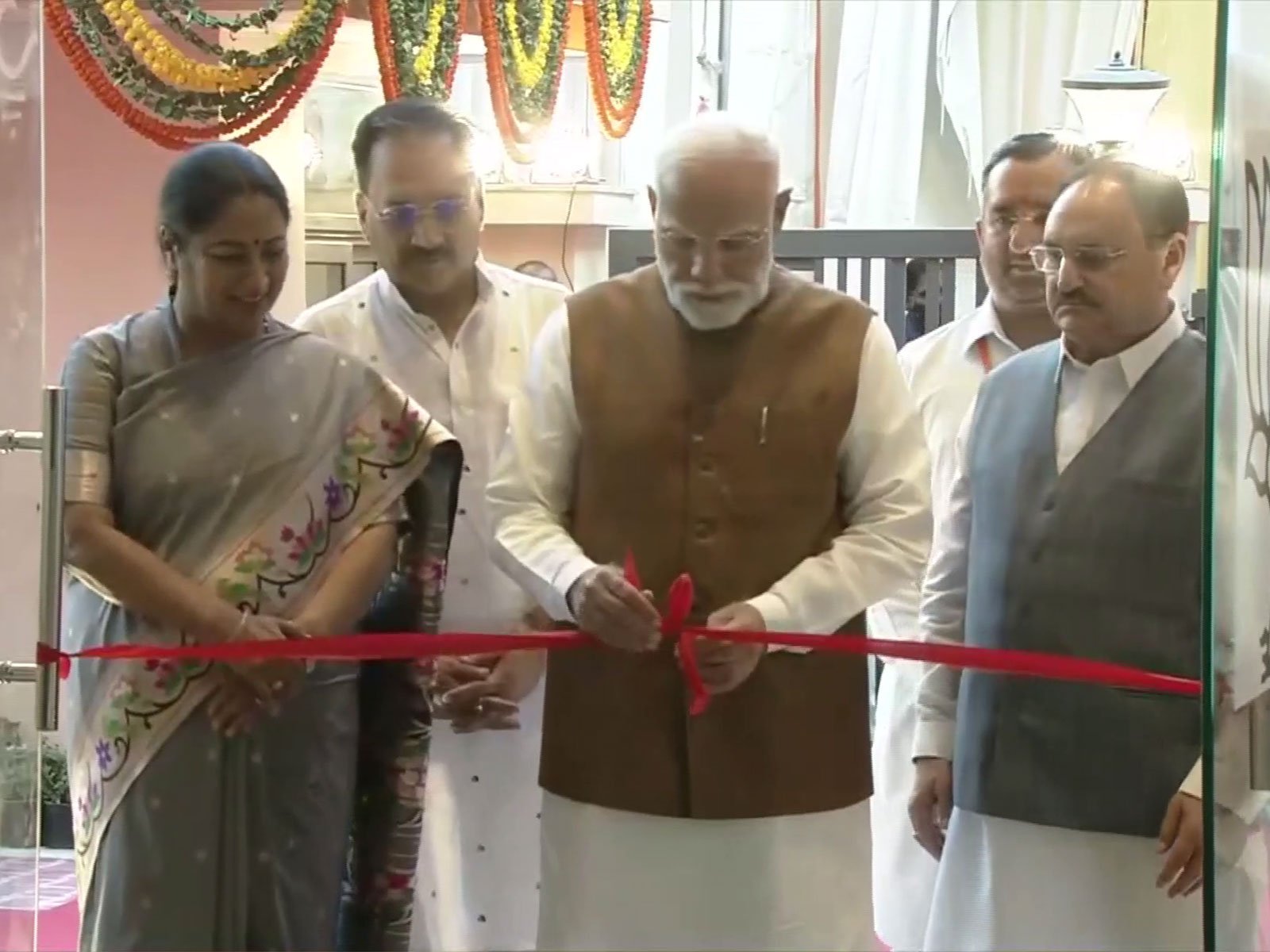 PM Modi Inaugurates New Delhi BJP Office
