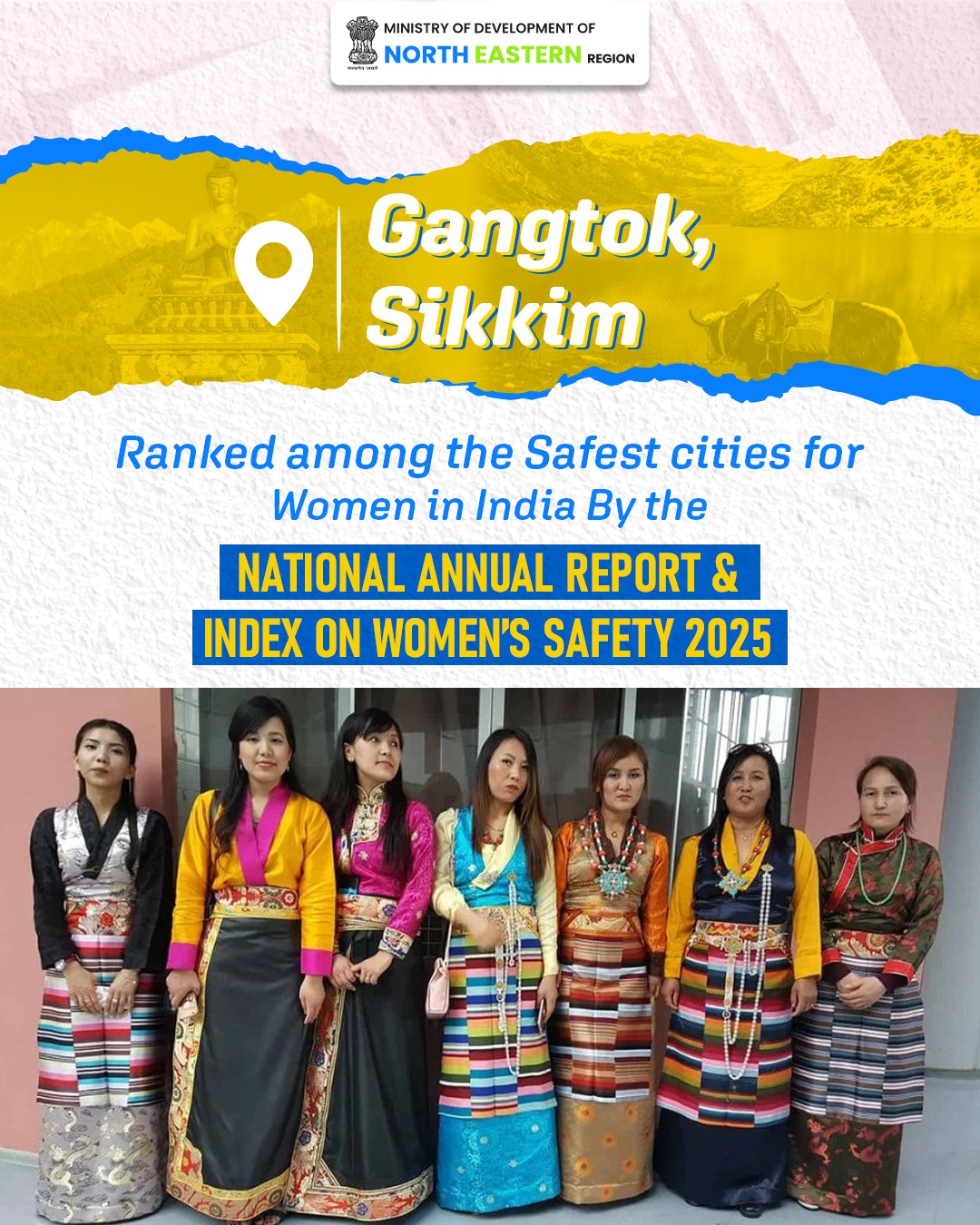 Gangtok ranks as 5th safest city for women