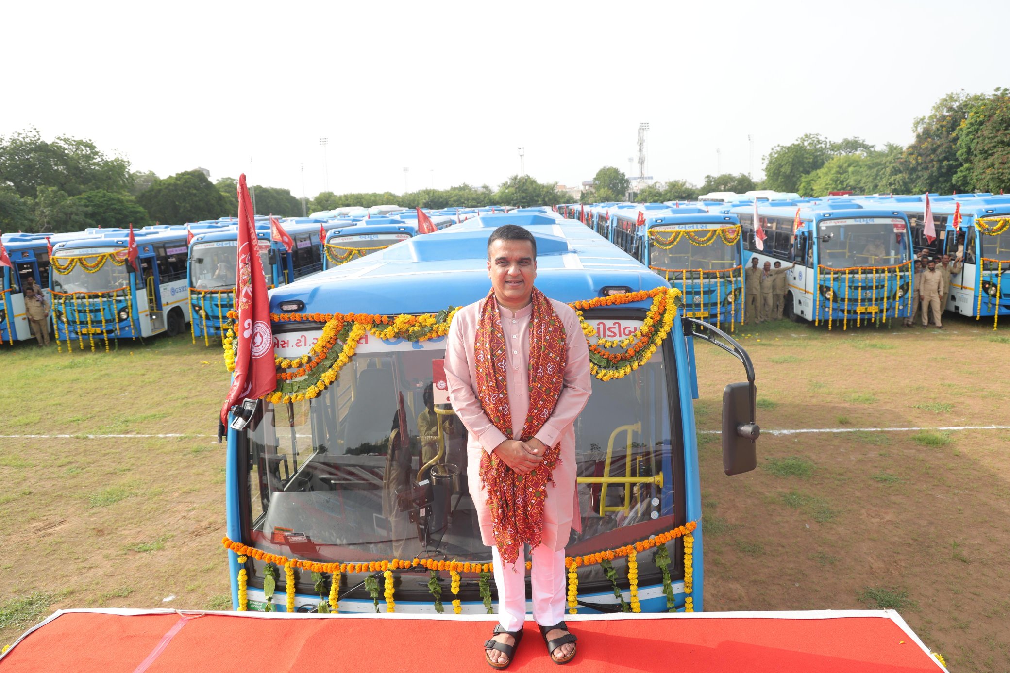 રાજ્યના નાગરિકોની પરિવહન સુવિધા વધારવા 70 નવીન બસોનું લોકાર્પણ