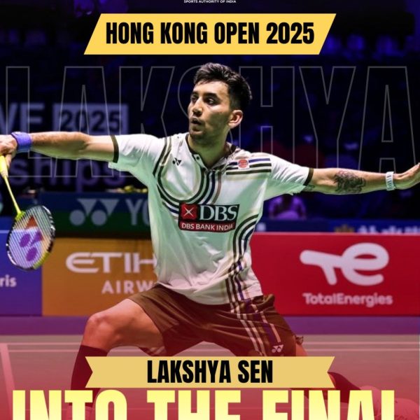 Lakshya Sen Reaches Hong Kong Open Super 500 Men’s Singles Final