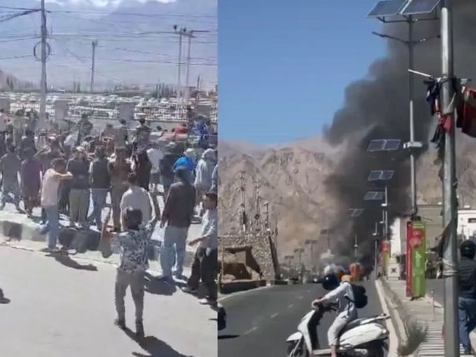 Prohibitory orders imposed in Leh following violent protests over demand for Ladakh’s statehood, extension of Sixth Schedule