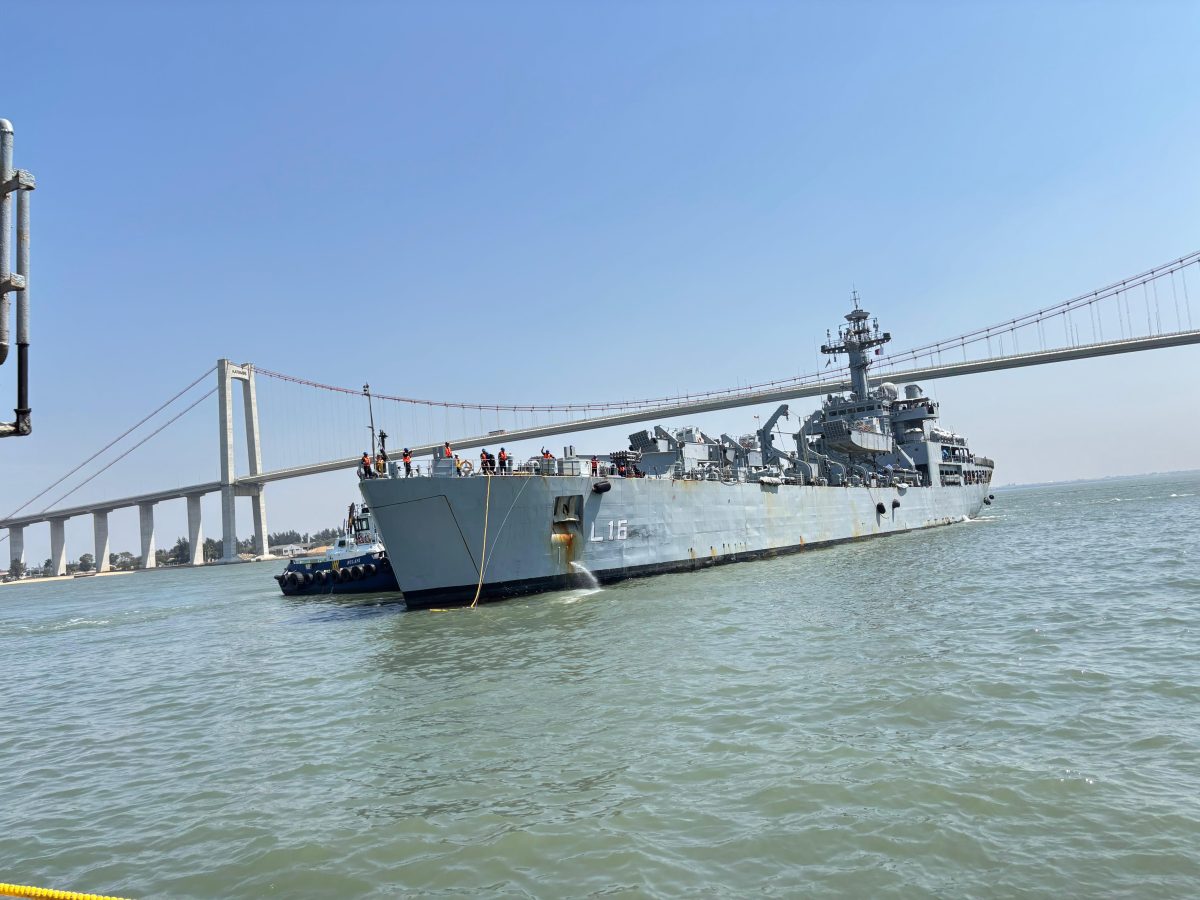 Indian Navy’s 1TS Arrives in Mozambique to Celebrate 50 Years of Diplomatic Relations