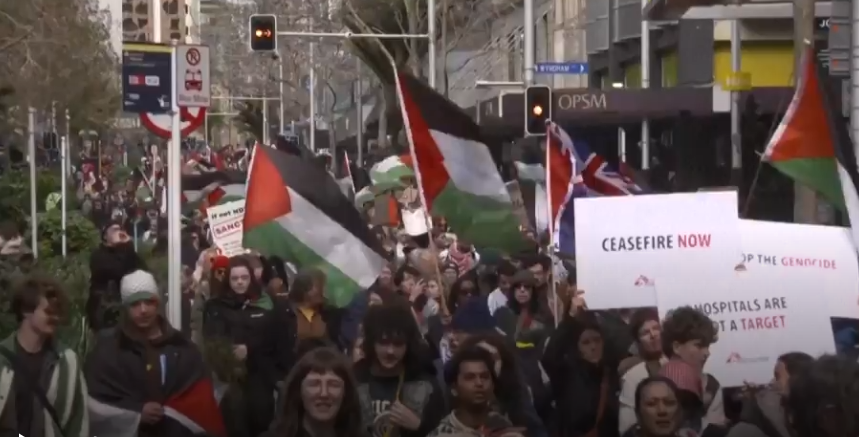 New Zealand: Massive Pro-Palestinian Protest Held in Auckland