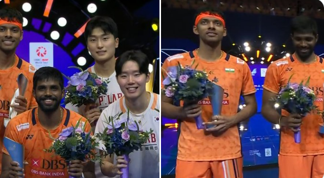 चीन मास्टर्स बॅडमिंटन स्पर्धेच्या पुरुष दुहेरीत भारतीय जोडी उपविजेती