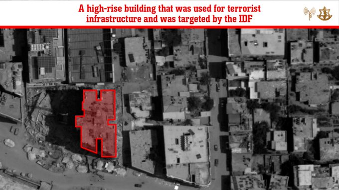 Israeli military destroys 15-floor residential high-rise building, Sussi Tower in Gaza City