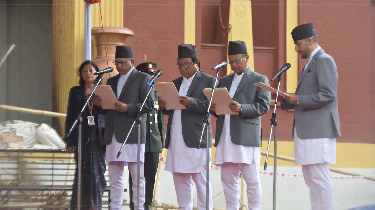 নেপালৰ অন্তৱৰ্তীকালীন চৰকাৰখনৰ বাবে ৫ গৰাকী নতুন মন্ত্ৰীৰ নাম ঘোষণা প্রধানমন্ত্রী সুশীলা কাৰ্কিৰ