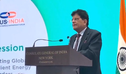 वाणिज्य तथा उद्योग मंत्री पीयूष गोयल ने कहा-भारत को अमरीका के साथ ऊर्जा व्यापार बढ़ाने की उम्मीद