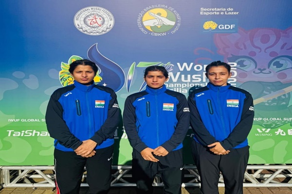 भारत का ब्राज़ील में विश्व वुशु चैंपियनशिप में शानदार प्रदर्शन