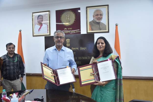 Department of Food and Public Distribution Signs MoU with FCI