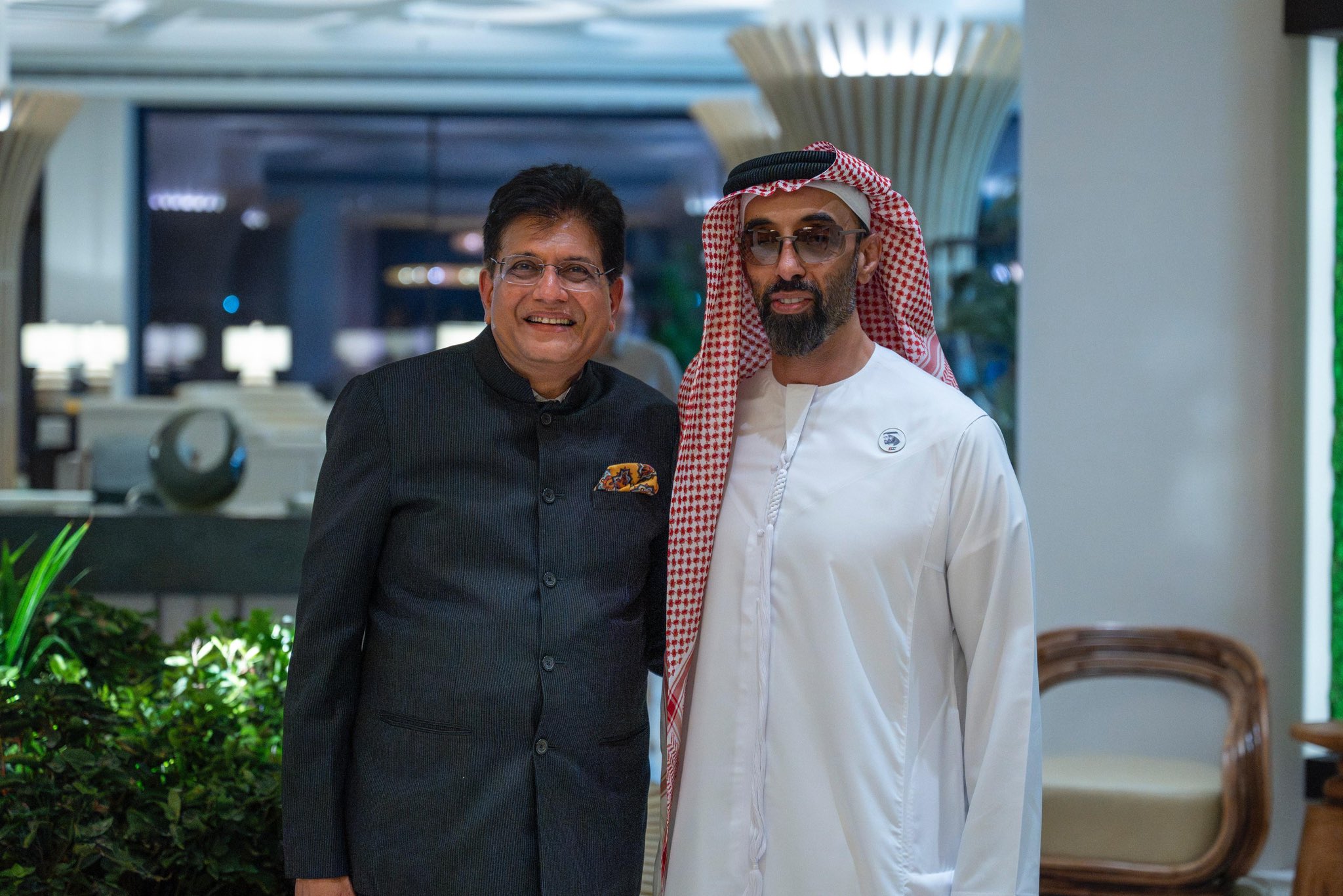 पीयूष गोयल ने यूएई दौरे में भारत-यूएई रणनीतिक साझेदारी को मजबूत करने पर सकारात्मक बातचीत की