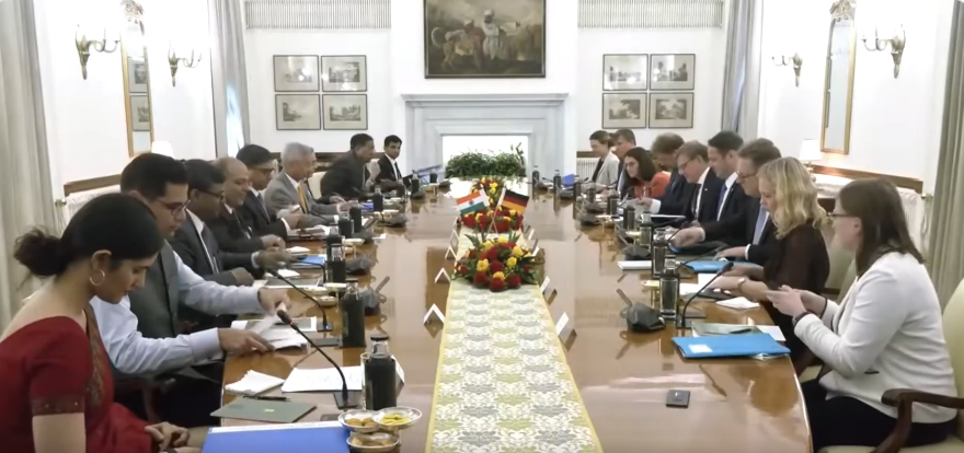 વિદેશ મંત્રી ડૉક્ટર જયશંકરે જર્મનીના તેમના સમકક્ષ સાથે નવી દિલ્હીમાં વ્યાપક ચર્ચા કરી