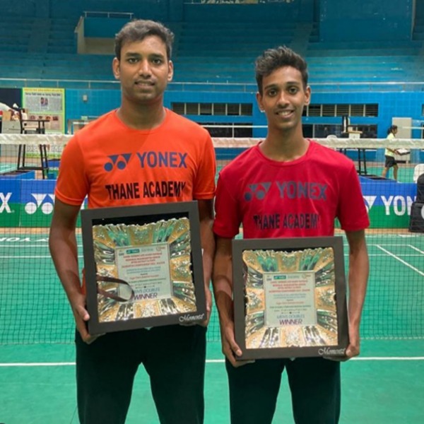 बॅडमिंटन मानांकन स्पर्धेच्या पुरुष दुहेरीत महाराष्ट्राच्या विप्लव कुवळे आणि विराज कुवळे यांना विजेतेपद