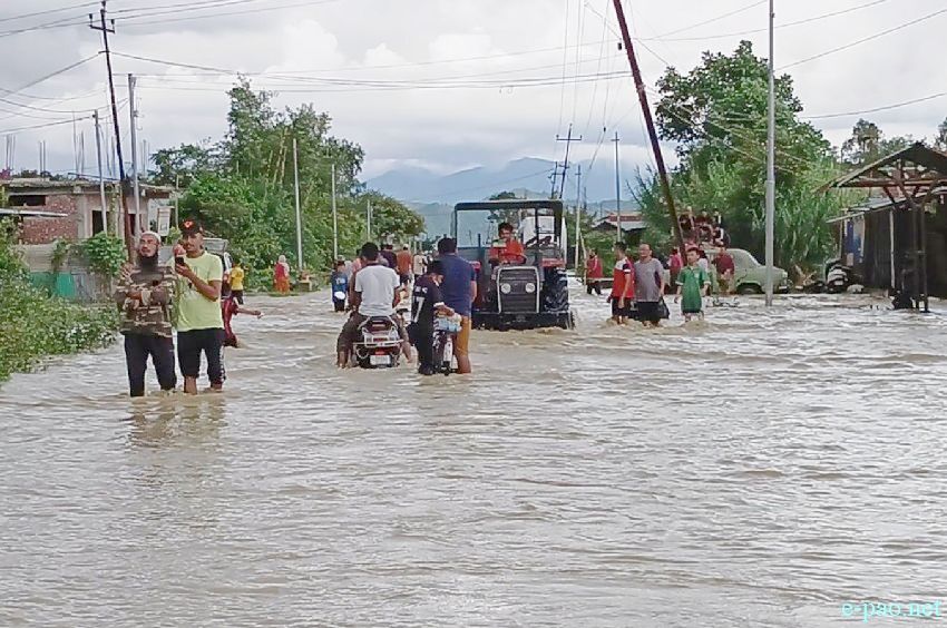Severe Flooding in Manipur’s Valley Districts; Schools and Colleges Closed