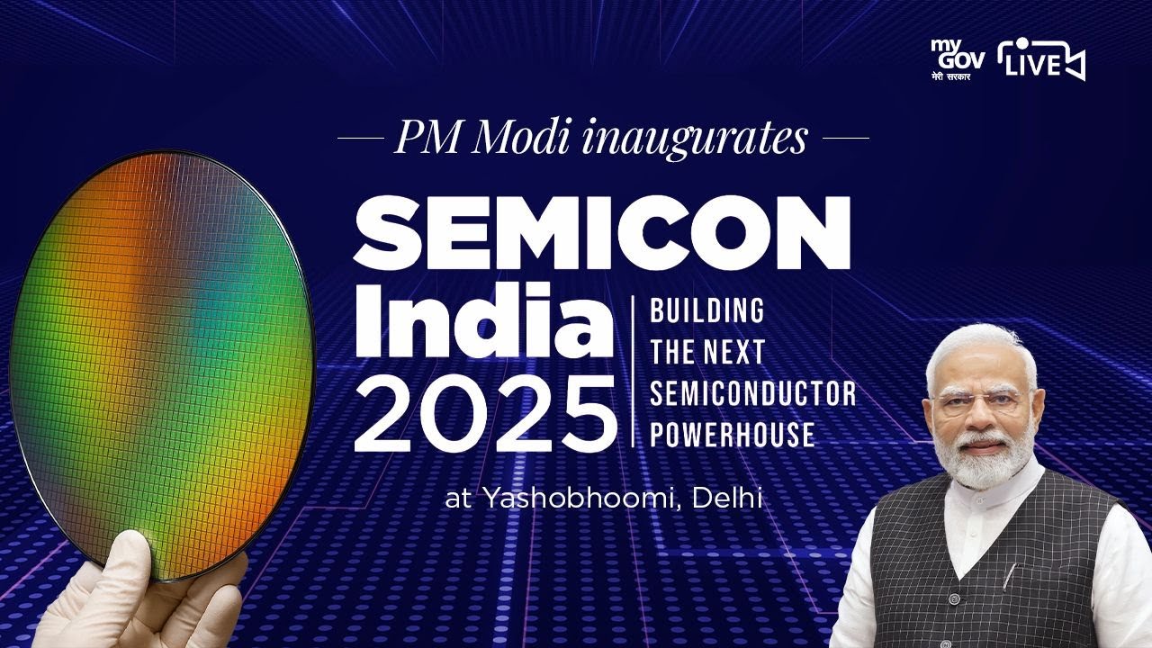 प्रधानमंत्री नरेन्‍द्र मोदी ने नई दिल्ली में सेमीकॉन इंडिया-2025 का उद्घाटन किया