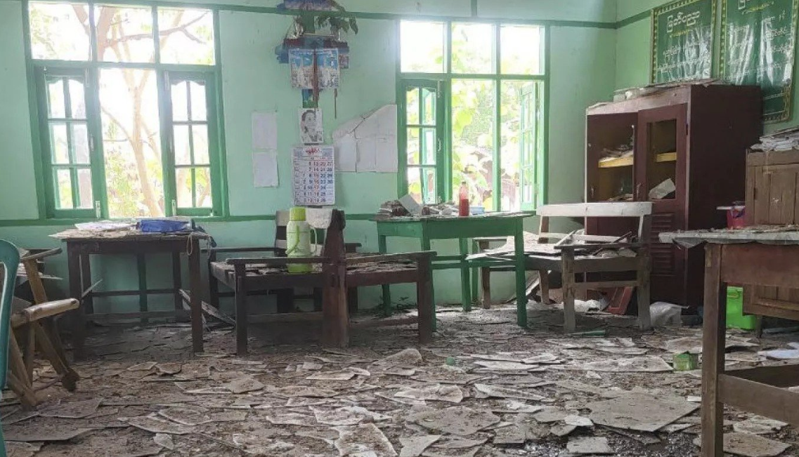 Myanmar Air Strike Kills at Least 19 High School Students: Arakan Army