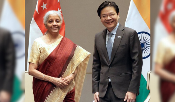 Union Minister Nirmala Sitharaman Meets Singapore PM Lawrence Wong in New Delhi