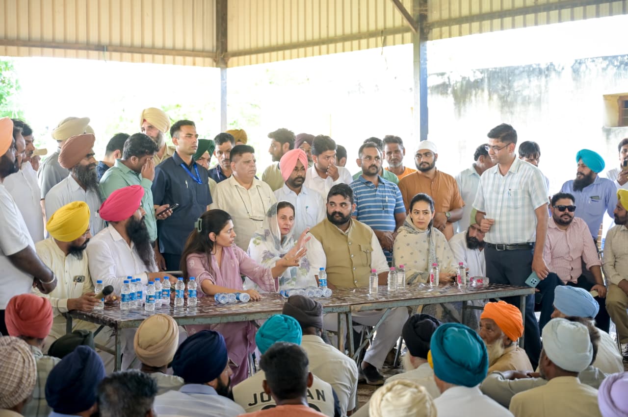Union Minister of State Review Flood Damage in Punjab, Promise Relief and Long-Term Solutions