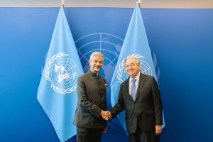 EAM S Jaishankar meets UN Chief António Guterres at UNGA 