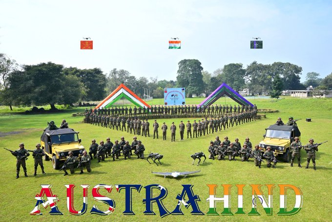 সামৰিক অনুশীলন অষ্টাহিন্দ-২০২৫ৰ চতুৰ্থ সংস্কৰণ আজি অষ্ট্ৰেলিয়াৰ পাৰ্থত আৰম্ভ হ’ব