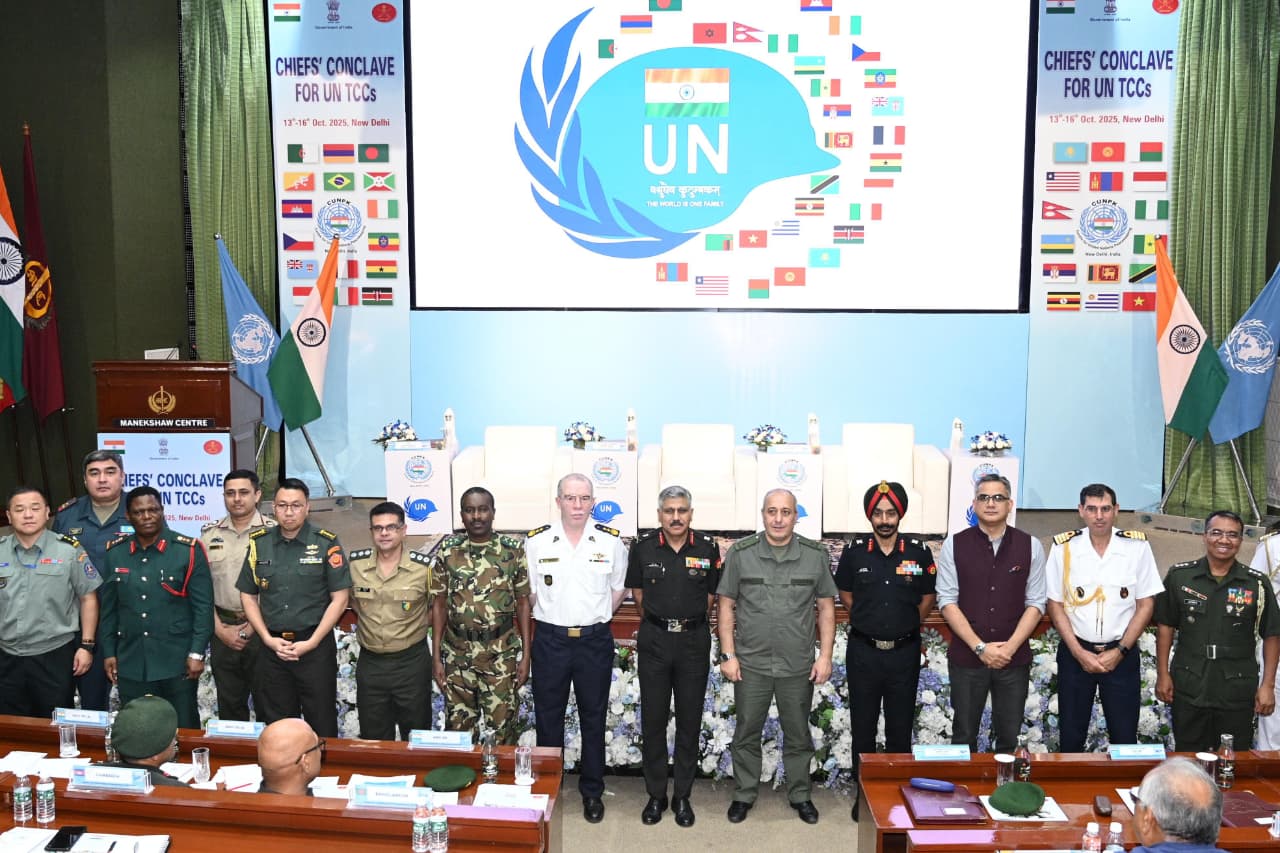 Indian Army to Host UN Troop Contributing Countries’ Chiefs Conclave from  October 14