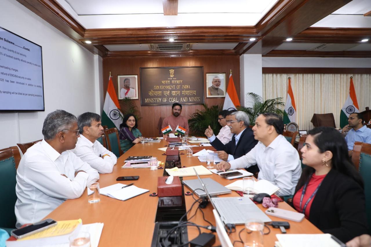 Coal and Mines Minister G Kishan Reddy Chairs Review Meeting with Senior Officials