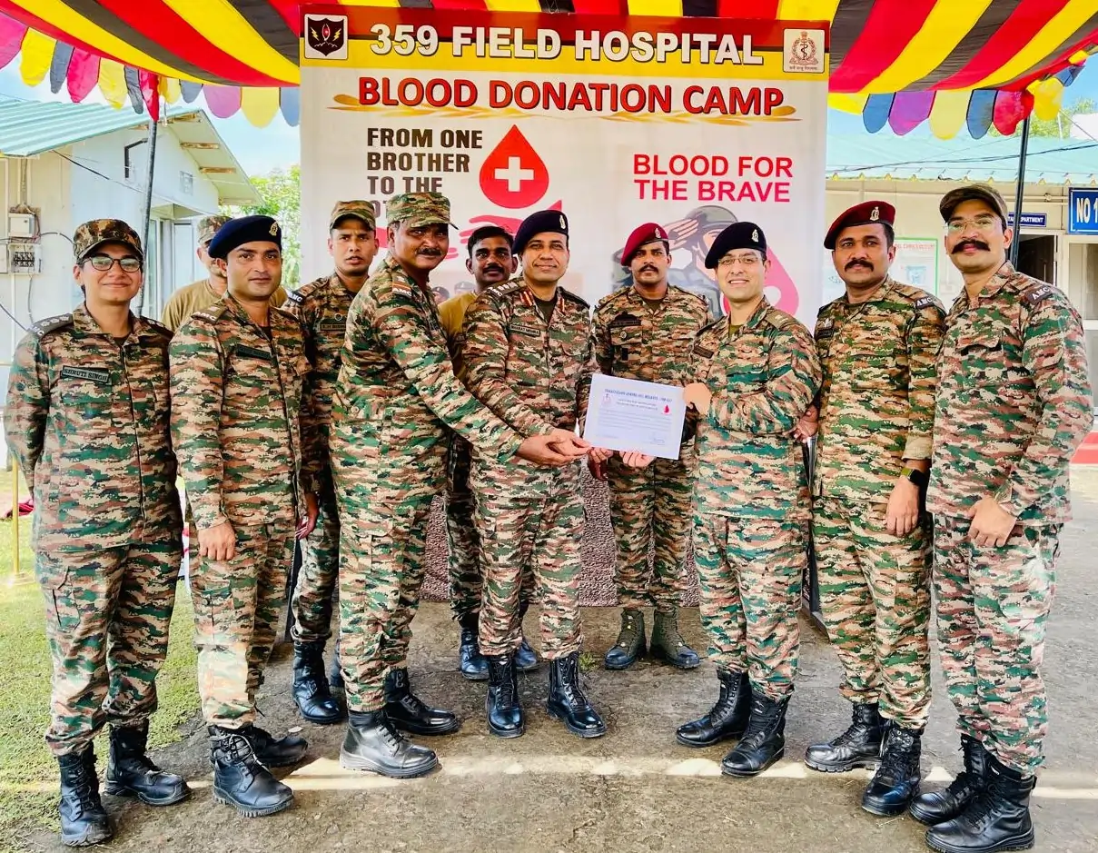 MoD Organises Blood Donation Camp on National Voluntary Blood Donation Day