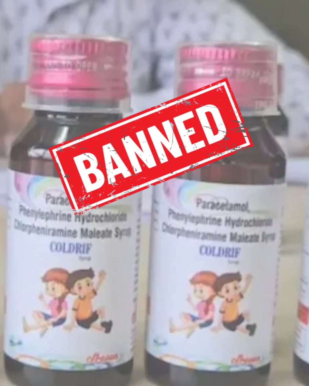 কোল্ডরিফ ব্র্যান্ডের কাফ সিরাপ খেয়ে শিশু মৃত্যুর অভিযোগে, পশ্চিমবঙ্গে, ওই ব্রান্ডের কাফ সিরাপ নিষিদ্ধ ঘোষণা করা হয়েছে