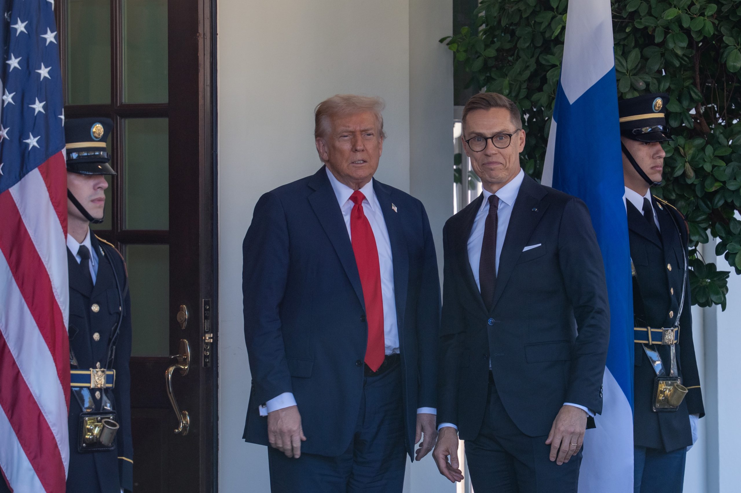 President Donald Trump and Finnish Counterpart Alexander Stubb Announce Icebreaker Collaboration