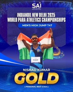 India bag four more medals to take overall tally to 15 at World Para Athletics Championships