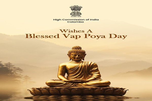 Indian High Commission Celebrates Vap Poya Day in Sri Lanka