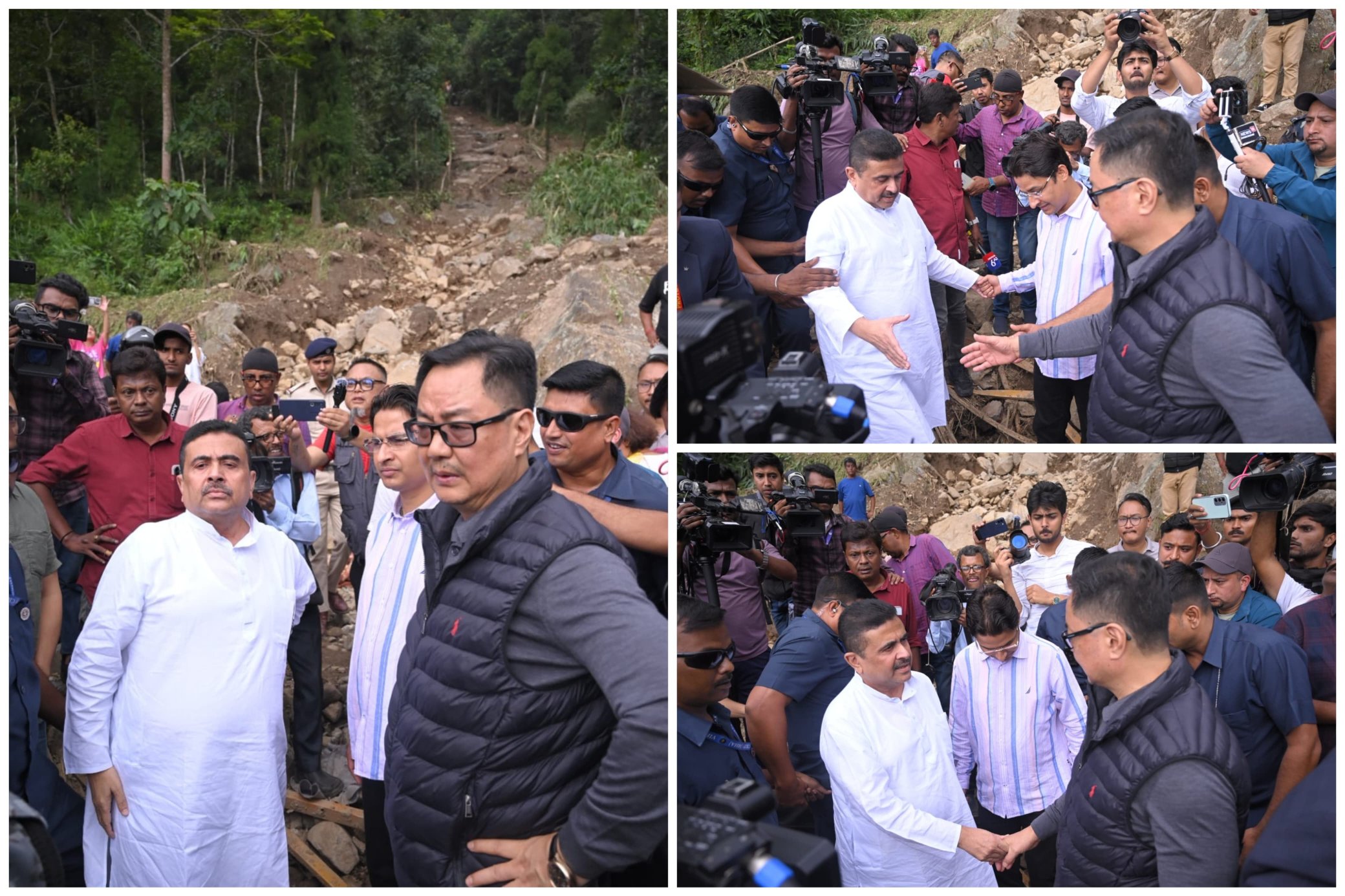 Centre assures full support for darjeeling disaster victims: Kiren Rijiju