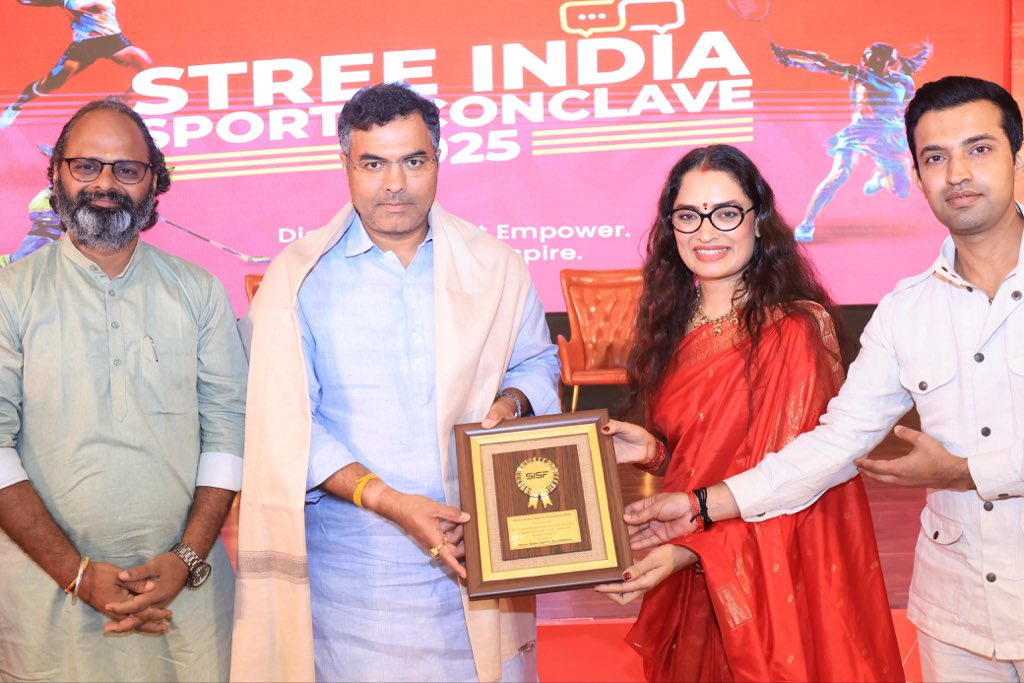 दिल्‍ली: मंत्री परवेश साहिब सिंह ने स्त्री इंडिया स्पोर्ट्स कॉन्क्लेव 2025 में शिरकत की