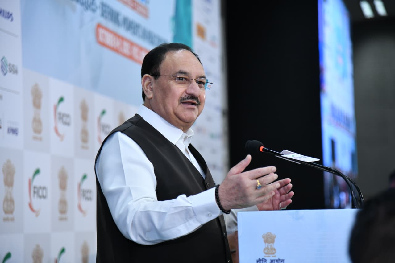 स्वास्थ्य एवं परिवार कल्याण मंत्री जगत प्रकाश नड्डा ने फिक्की के 19वें वार्षिक स्वास्थ्य सम्मेलन को किया संबोधित